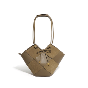 Wildleder Sling Tote Bag Damen arbeiten täglich Handtasche